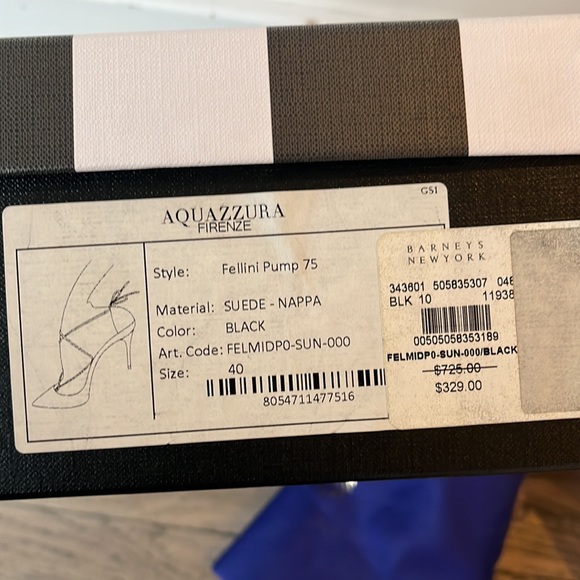 Aquazurra women’s shoe, size 40, black - Picture 14 of 14